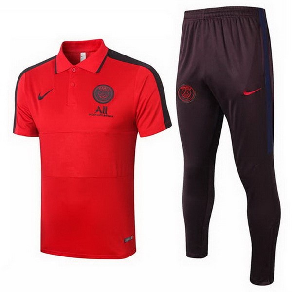 Polo Paris Saint Germain Set Completo 20/21 Rosso Nero